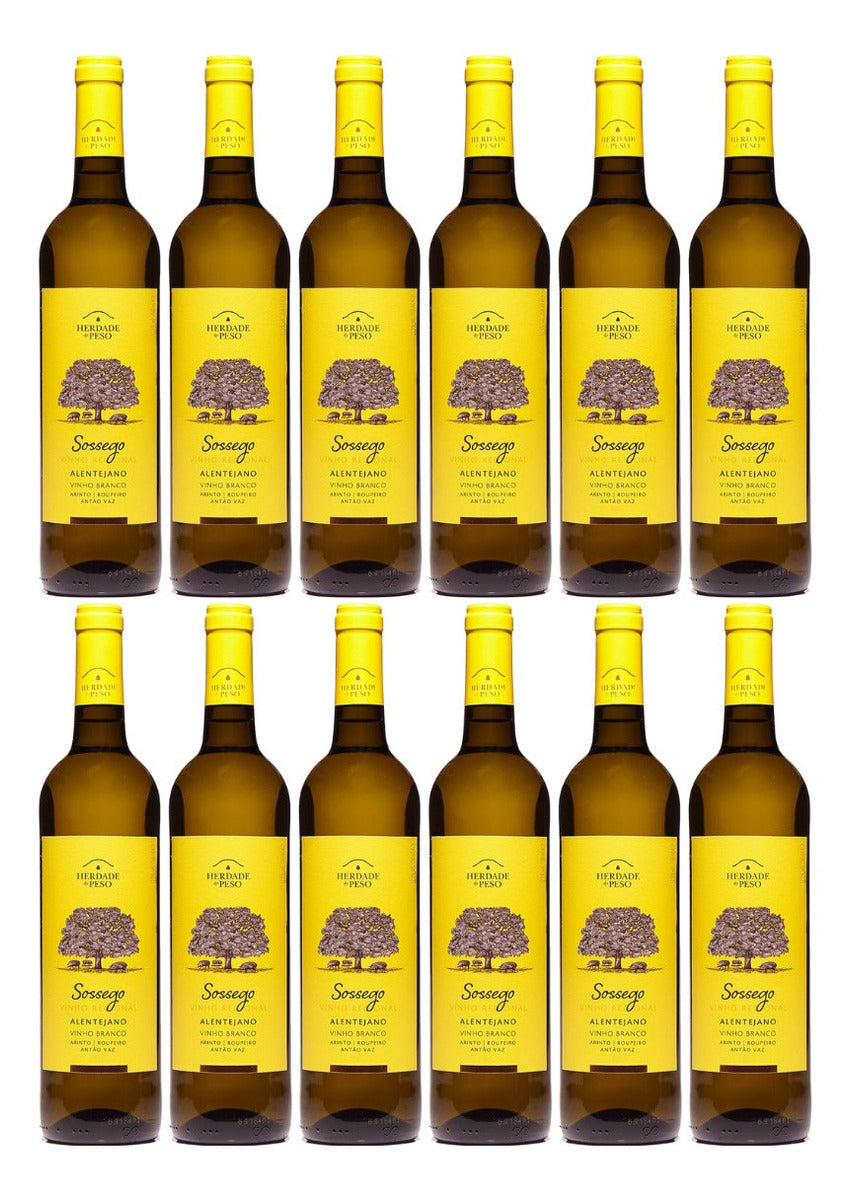 Vinho Sossego Branco 750 Ml Kit 12 Un